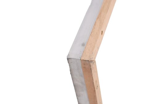 Aluminum frame with wood  85x100cm - Image 3