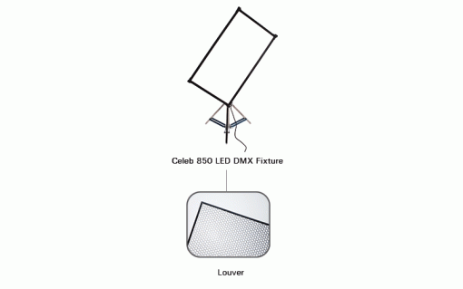 Kino-Flo Celeb 850 LED DMX Center Mount Kit, Univ - Image 4