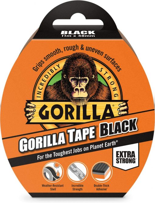 Gorilla Tape 48mm x 11m Black