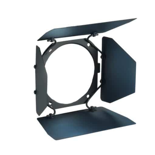 ARRI - 4-leaf barndoor, True Blue (344 mm / 13.5") for Orbiter Fresnel Lens 15 - 65°, L10, M18, ARRISUN 18 EVENT, True Blue D25, Compact 2500 Theater, True Blue T5 & ST2/3