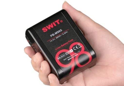 SWIT PB-M98S 98Wh Pocket V-mount Battery Pack - Image 4